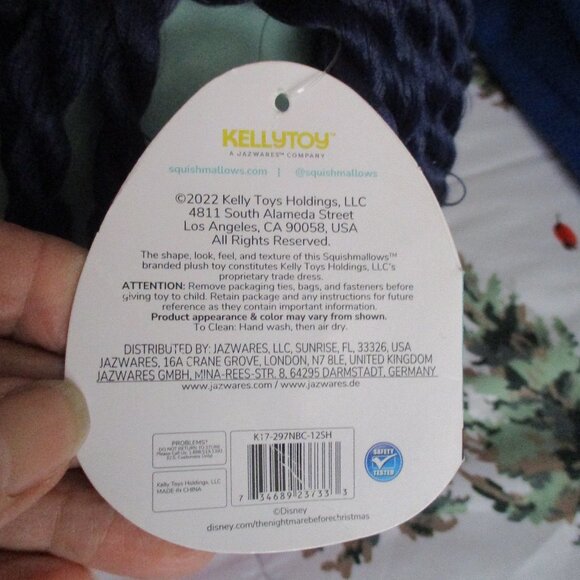 Squishmallow Shock Nightmare before Christmas  Tim Burton - Picture 3 of 4